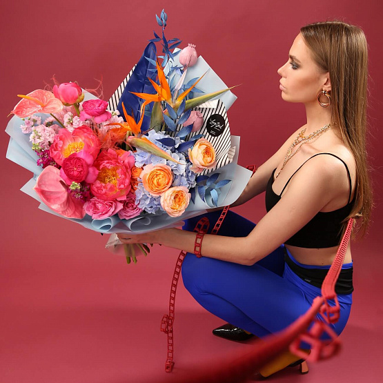 Signature Bouquet in the style of PRADA