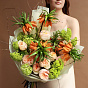 “Red Ibis” Trio Bouquet