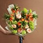 “Red Ibis” Trio Bouquet
