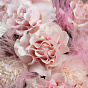 French Roses “Pink Mondial” and Dianthus with Stipa Duo Bouquet