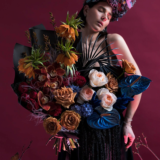 Signature Bouquet in the style of ALEXANDER MCQUEEN