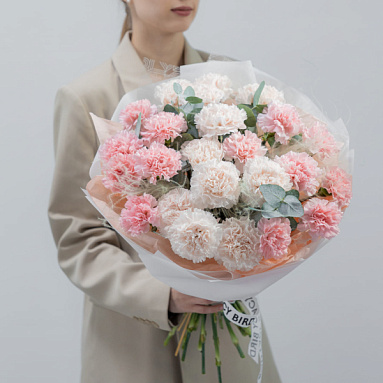 “Marshmallow tenderness” Mono Bouquet