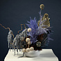 Dried Flower Composition Blue