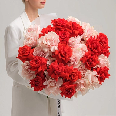 French Rose Pink Mondial and Nina Mix